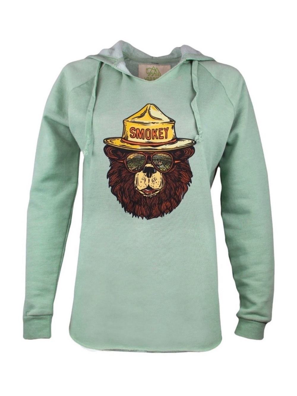 Wild Tribute Smokey the Groovy Bear Graphic Hoodie Women's xxl